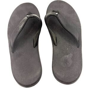 Nike Black Slip-On Thong Sandals - Women's Size 8